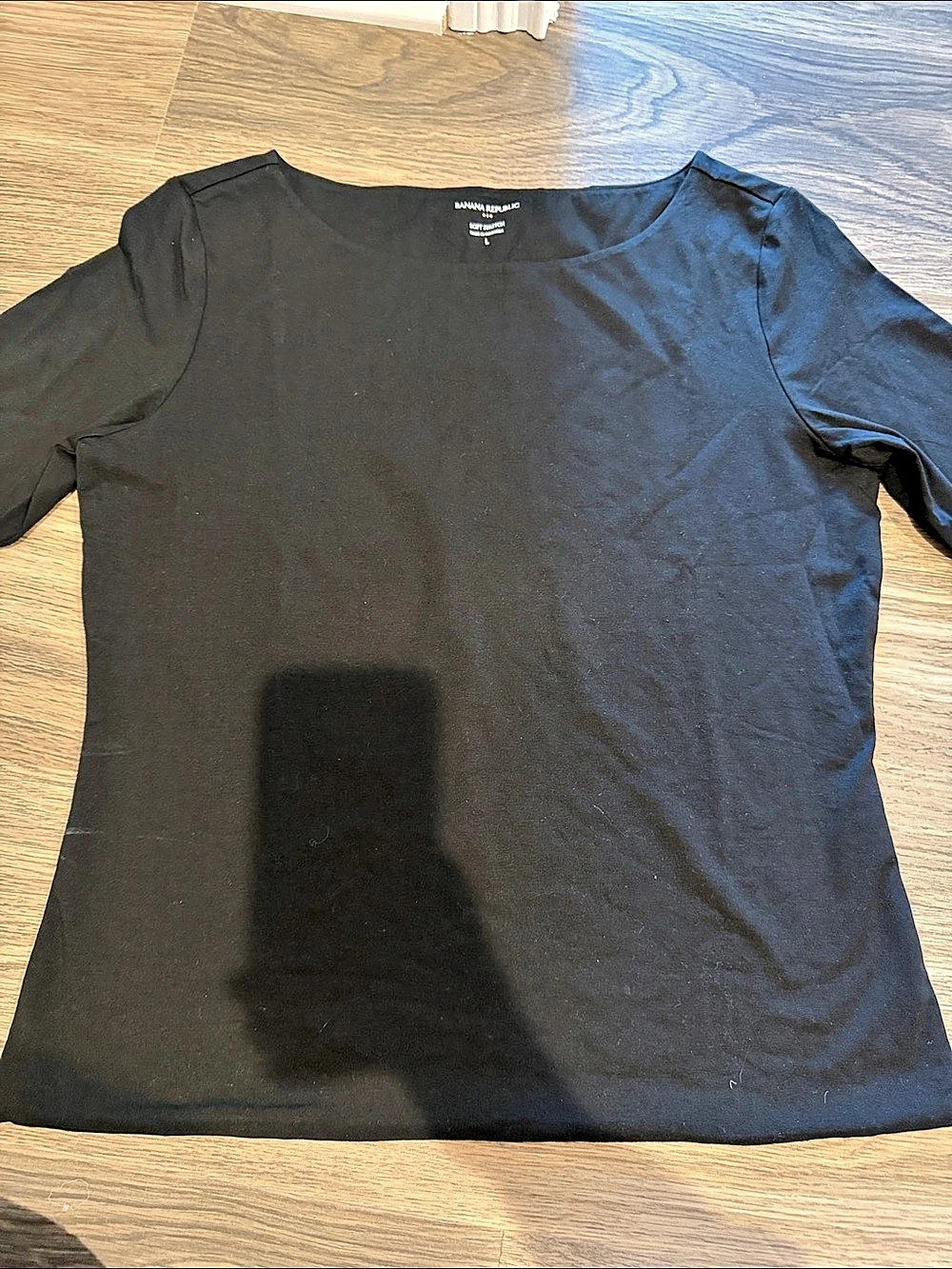 Banana Republic Short Sleeve Tee in Black Size Large